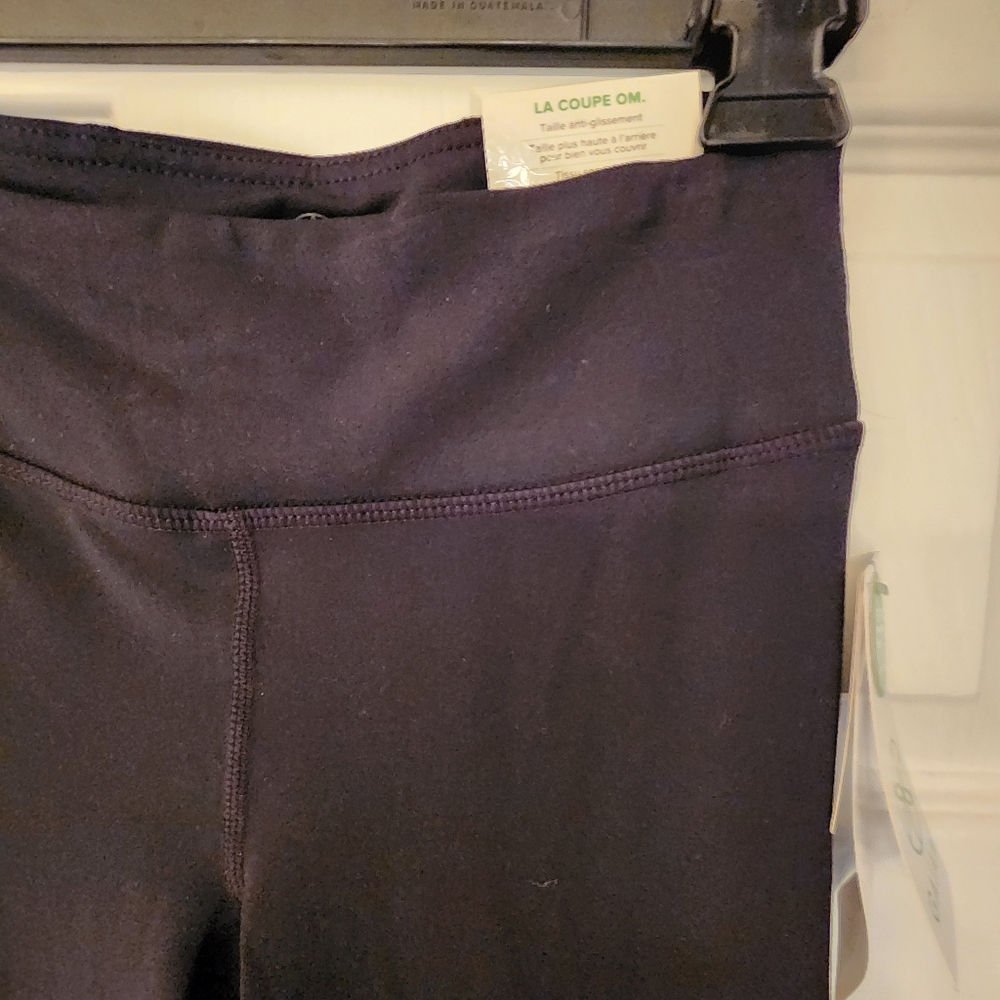 GAIAM Om Mesh Yoga Leggings In Black (Tap Shoe) Size XS - Picture 5 of 10